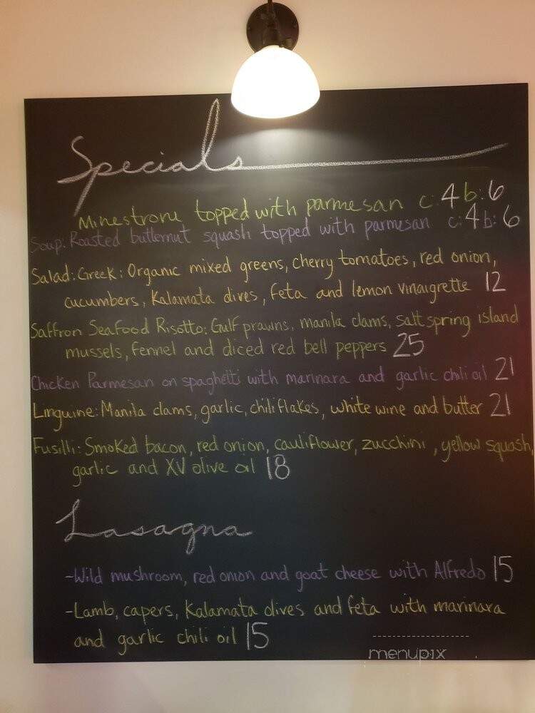 Justa Pasta Co - Portland, OR menu_pic