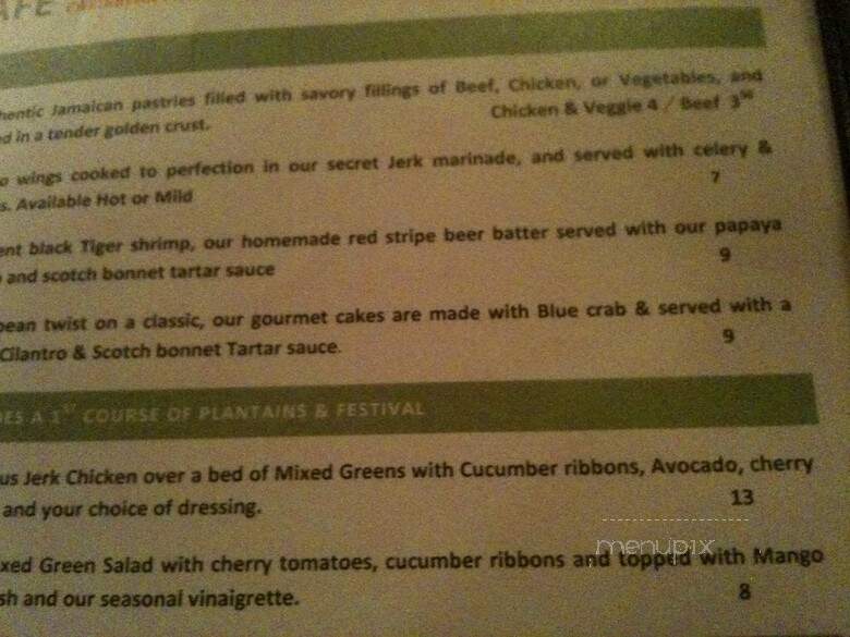 Kingston Cafe - Pasadena, CA menu_pic