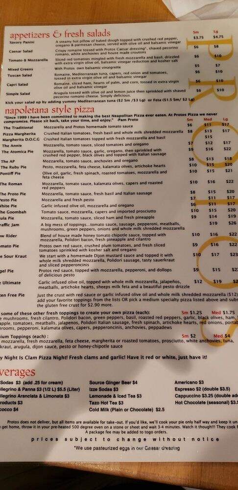 Proto's Pizza - Broomfield, CO menu_pic