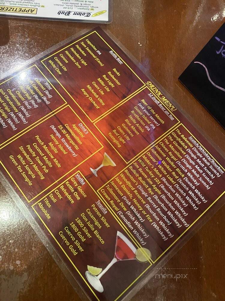 Town Pub - Bloomfield, NJ menu_pic