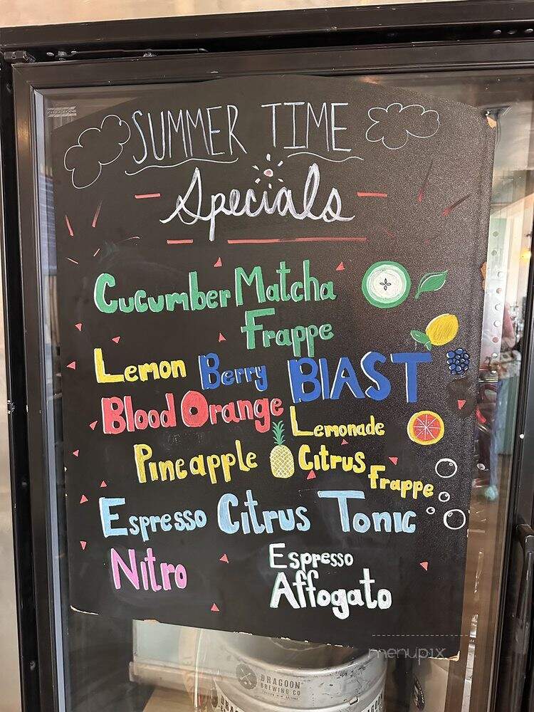 Crave Espresso Bar - Tucson, AZ menu_pic