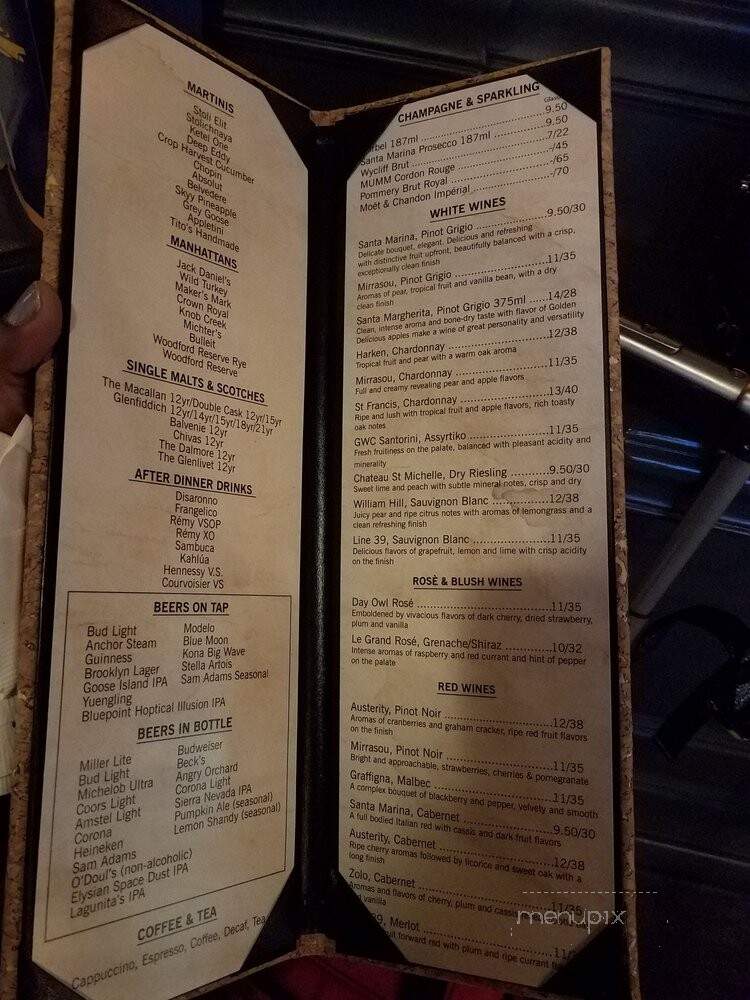 Kabooz's Bar and Grill - New York, NY menu_pic