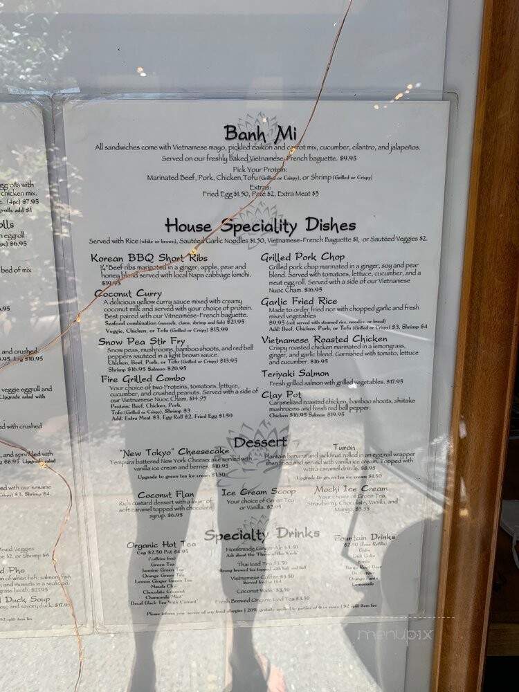Lotus Asia's Best - San Luis Obispo, CA menu_pic