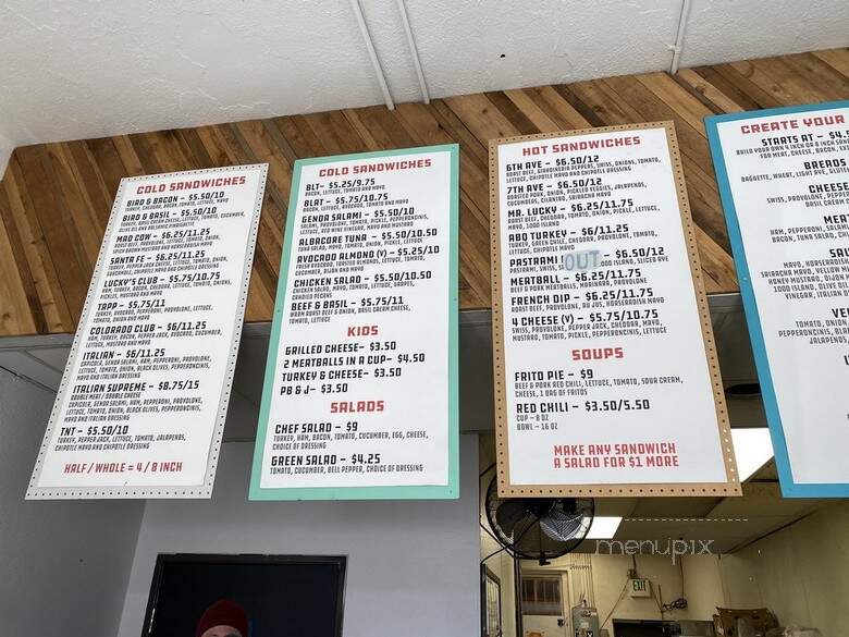 Mr. Luckys Sandwiches - Denver, CO menu_pic