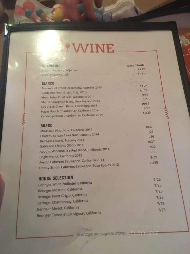 Old Venice Pizza Co. - Oxford, MS menu_pic