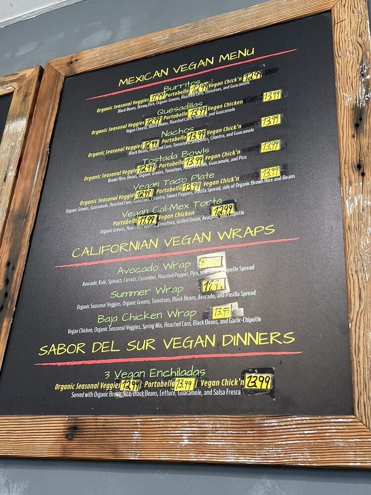 Olga's Naturally - Los Angeles, CA menu_pic