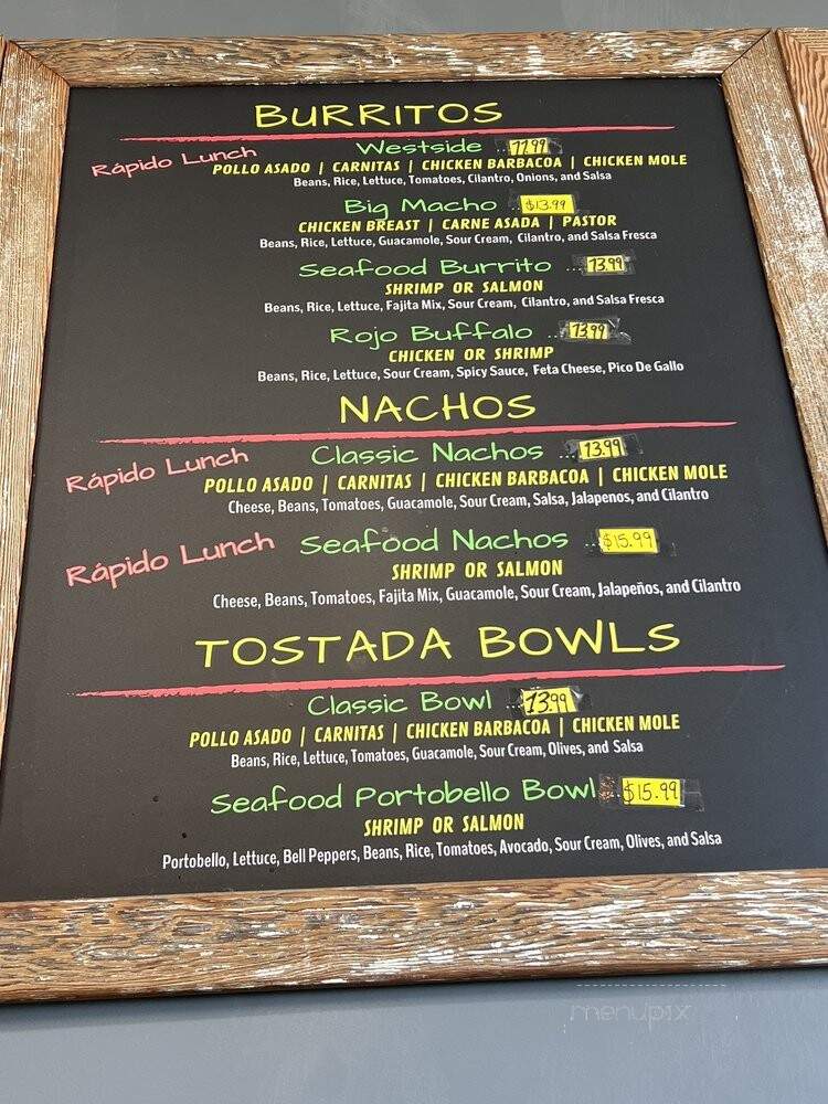 Olga's Naturally - Los Angeles, CA menu_pic