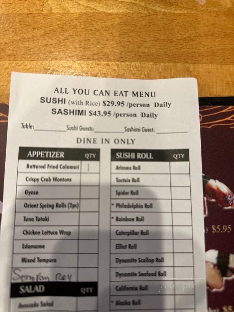 Orient Sushi Grill - Gilbert, AZ