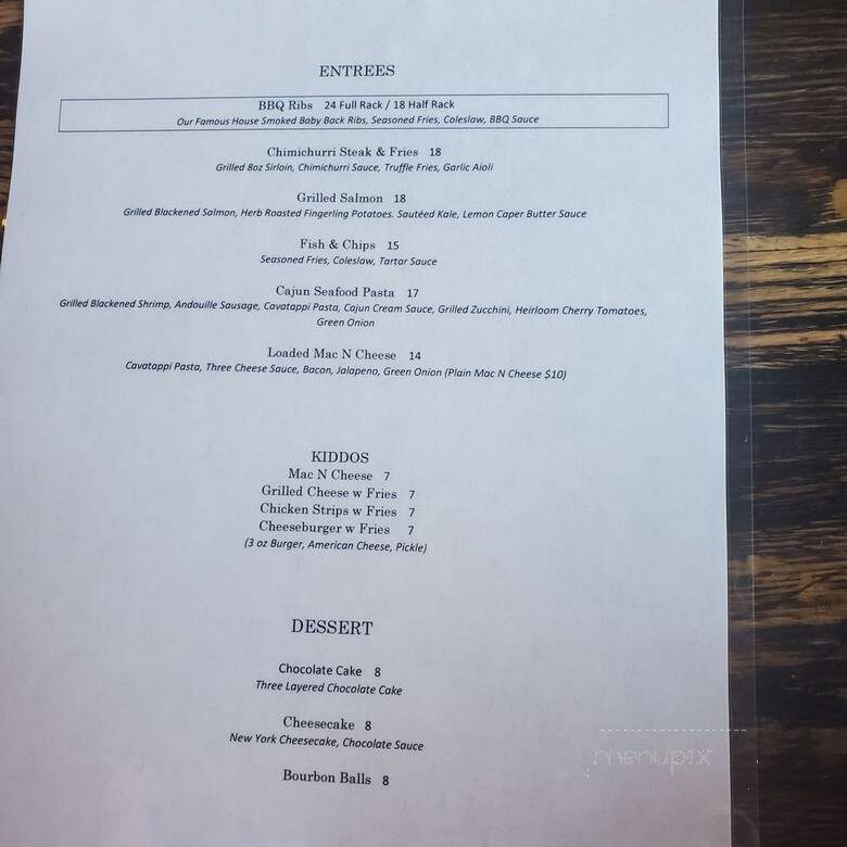 Oskar Blues - Liquid and Solids - Longmont, CO menu_pic