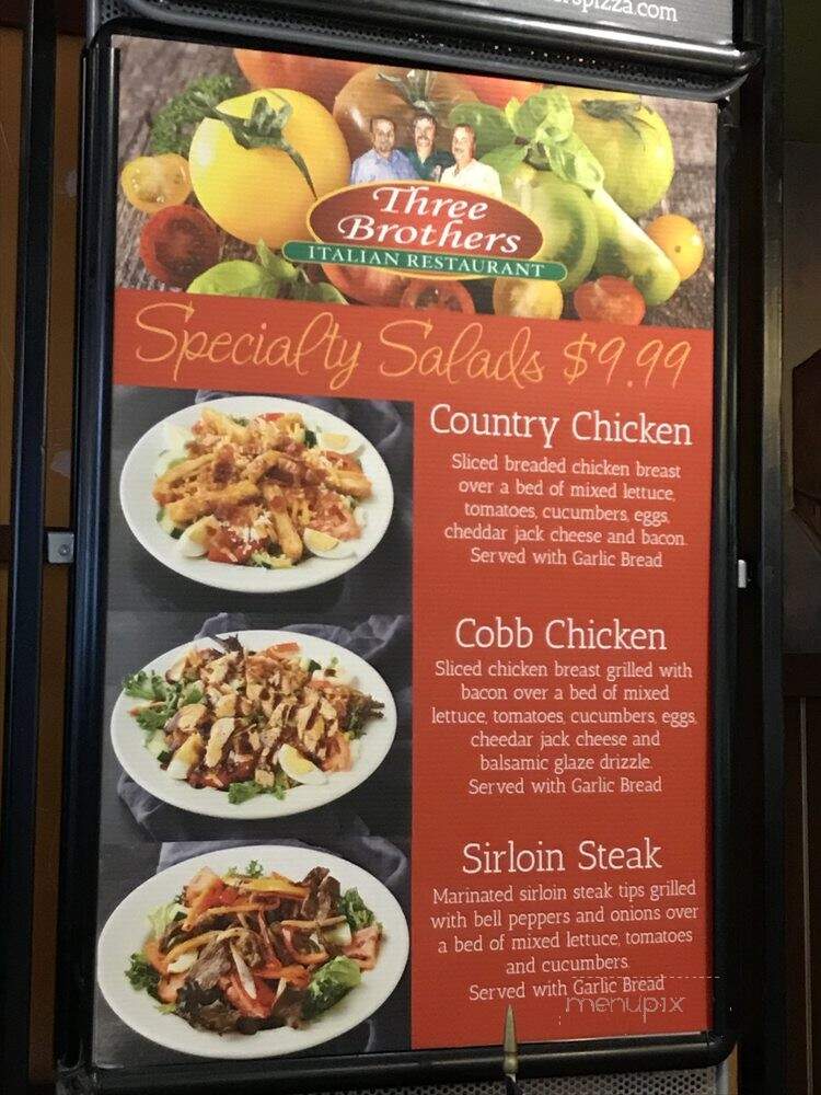 Three Brothers Pizzeria - Laurel, MD menu_pic