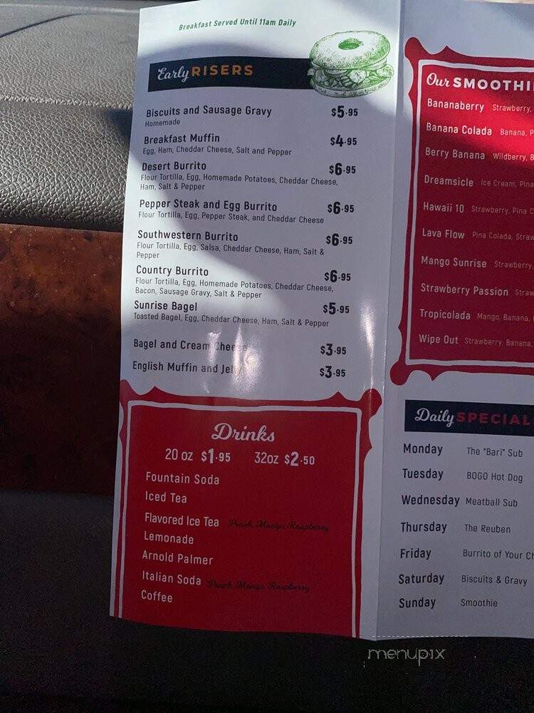Panarelli's Italian Subs - Lake Havasu City, AZ menu_pic