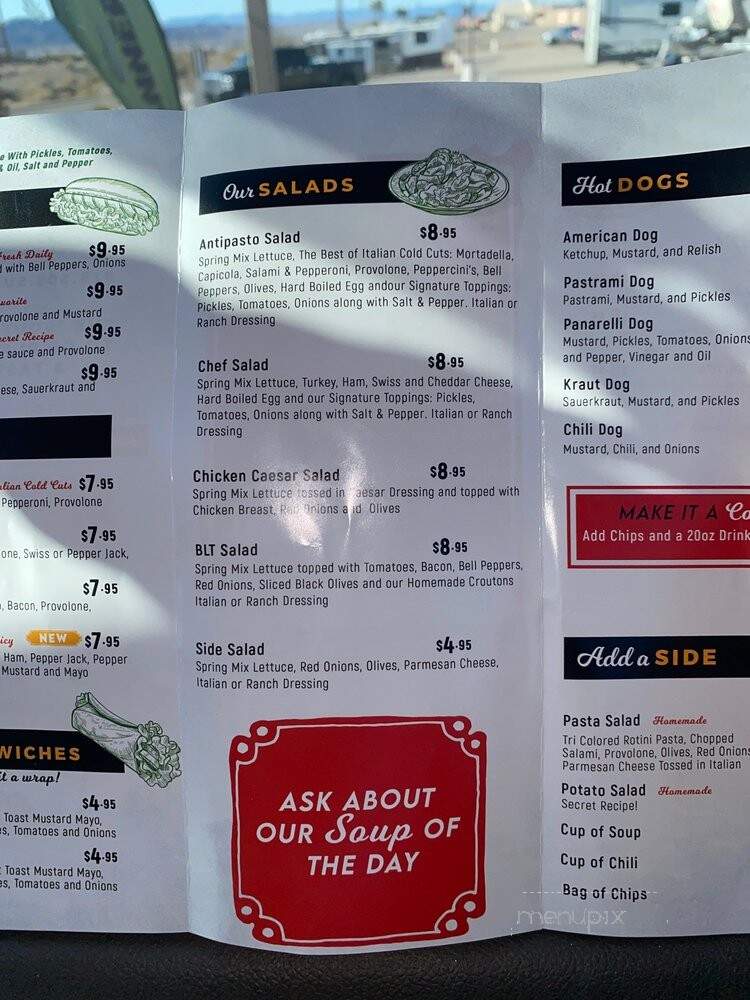 Panarelli's Italian Subs - Lake Havasu City, AZ menu_pic