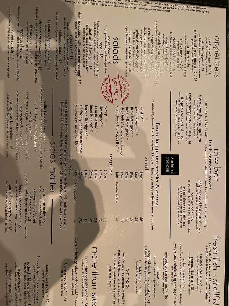 Dominick's Steakhouse - Scottsdale, AZ