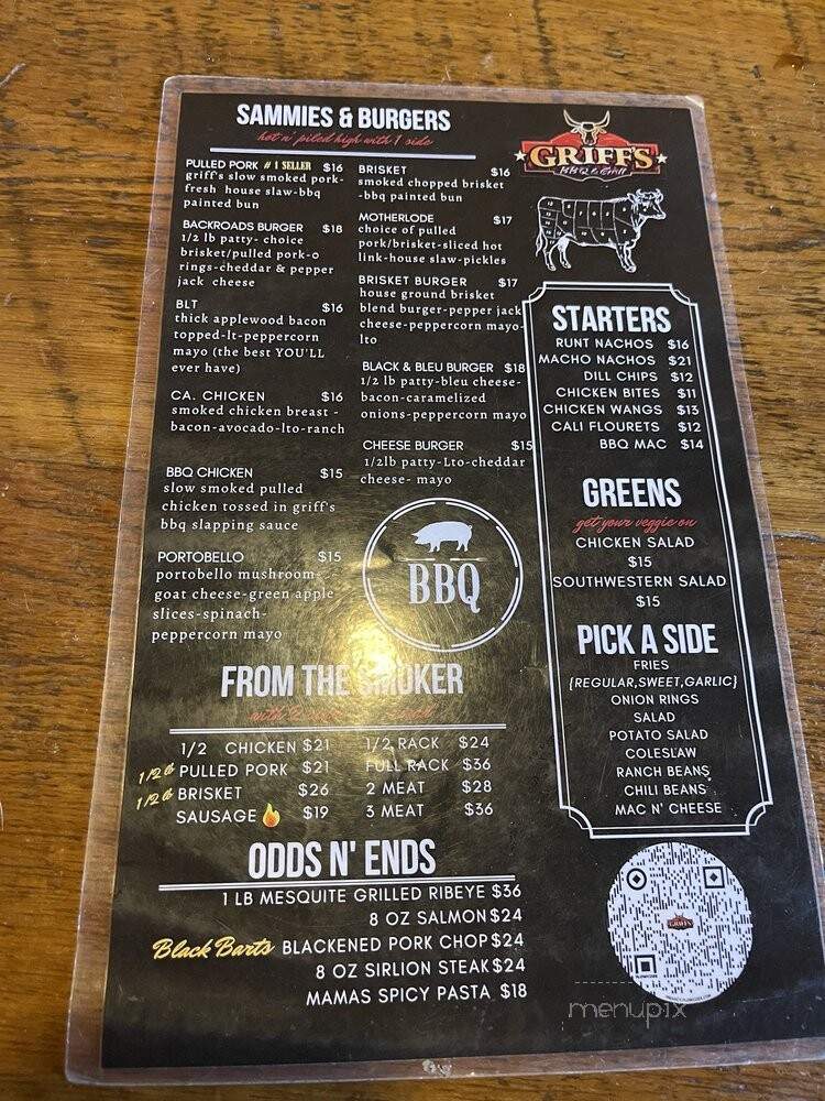 Griff's BBQ Grill - Copperopolis, CA