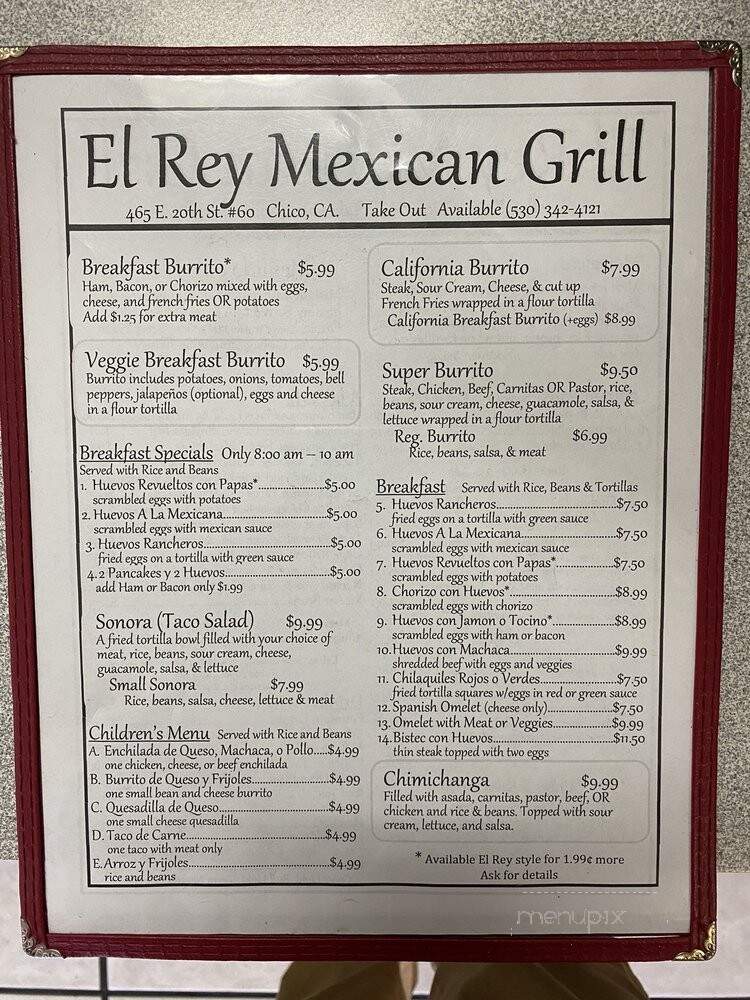El Rey Mexican Grill - Chico, CA