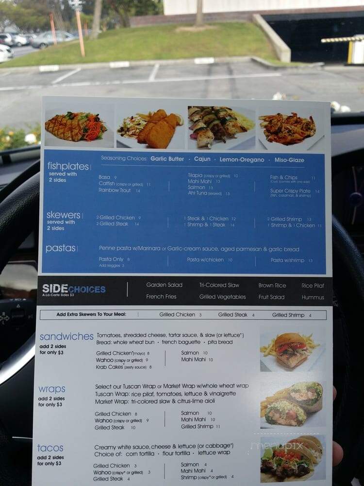 Malibu Fish Grill - El Segundo, CA menu_pic