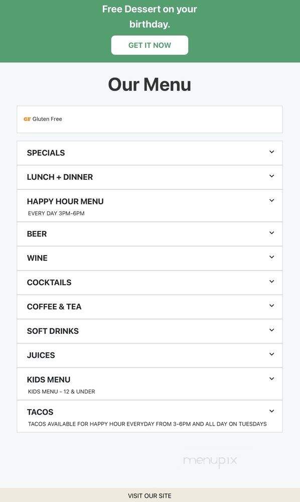 Plan Check Kitchen + Bar - Los Angeles, CA menu_pic