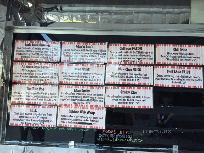 Baconmania Food Truck - Orange, CA menu_pic