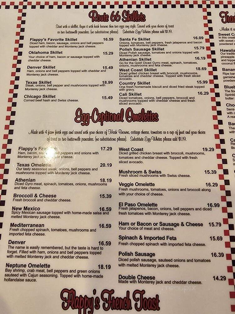 Flappy Jack's - Orange, CA menu_pic