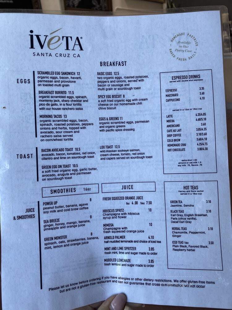 Iveta Cafe - Santa Cruz, CA