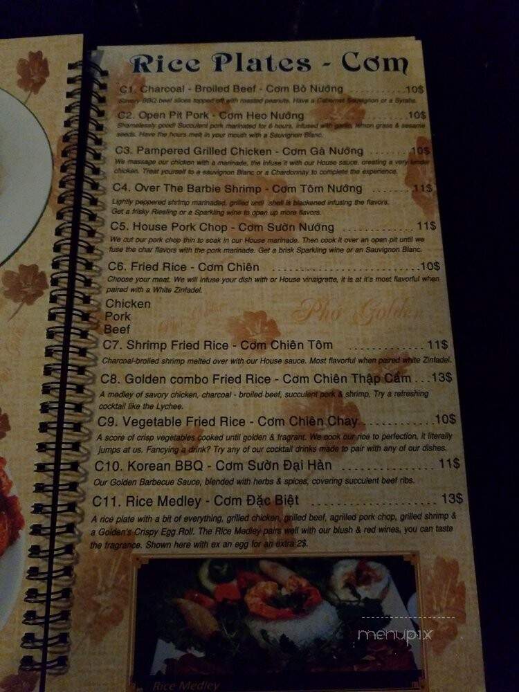Pho Golden - Golden, CO menu_pic