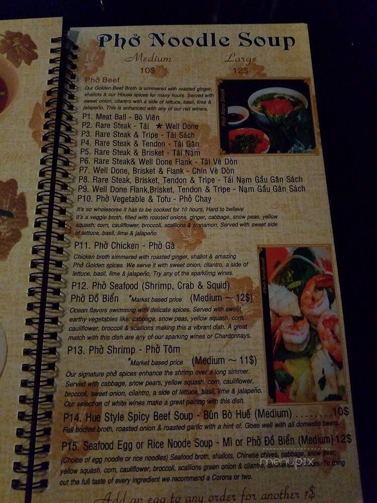 Pho Golden - Golden, CO menu_pic