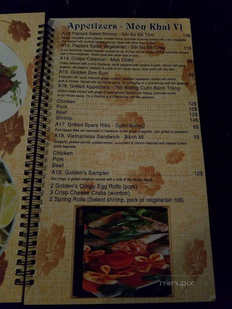 Pho Golden - Golden, CO menu_pic
