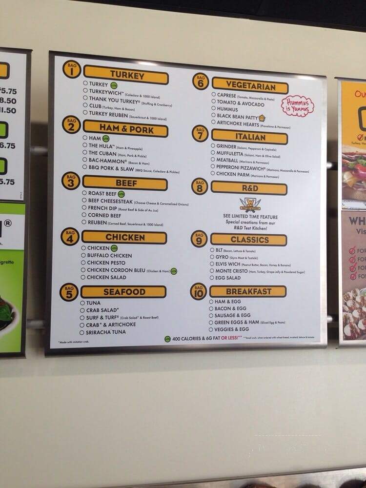 Which Wich - Denver, CO menu_pic