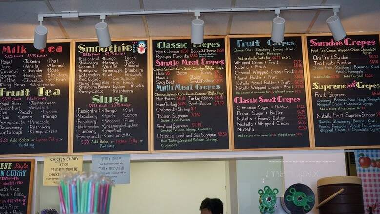 Boba and Crepes - Denver, CO menu_pic