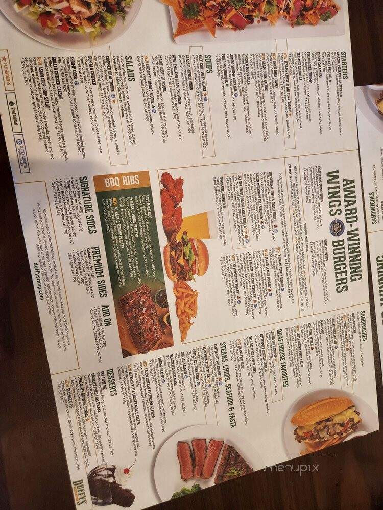 Duffy's Sports Grill - Royal Palm Beach, FL menu_pic