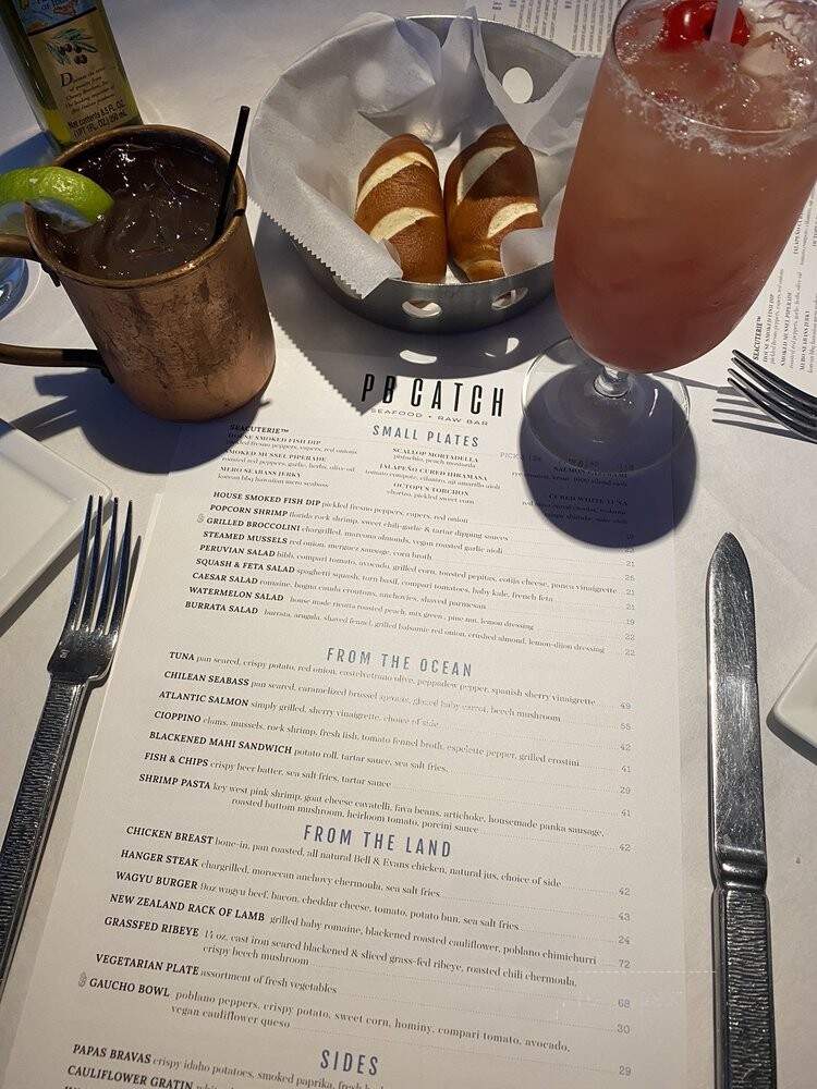 PB Catch Seafood Raw Bar - Palm Beach, FL menu_pic