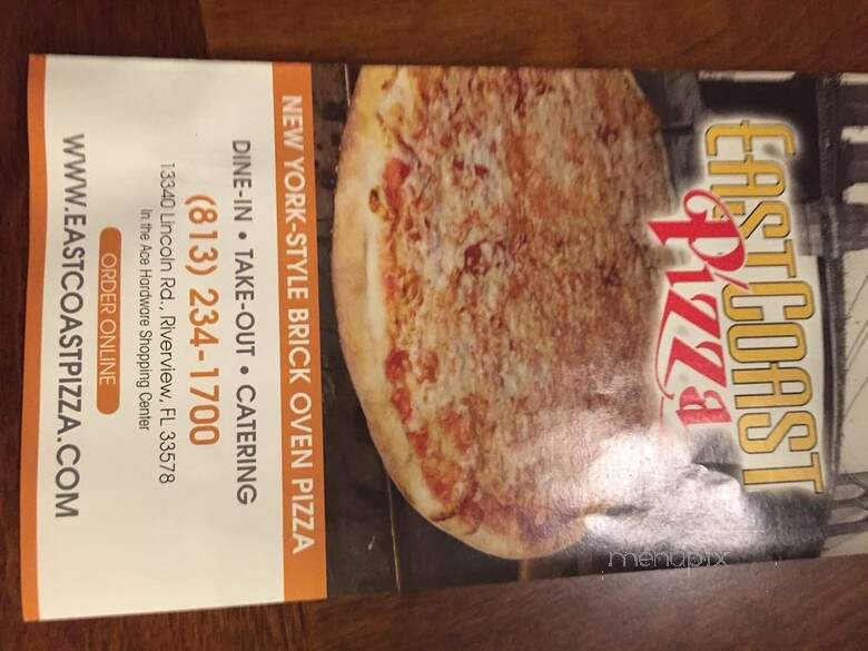 Frank Freddy's Pizza - Riverview, FL menu_pic