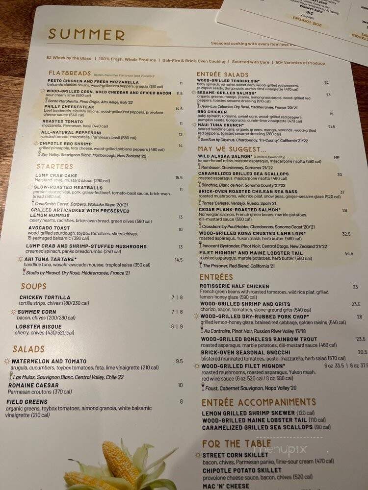 Seasons 52 - Jacksonville, FL menu_pic