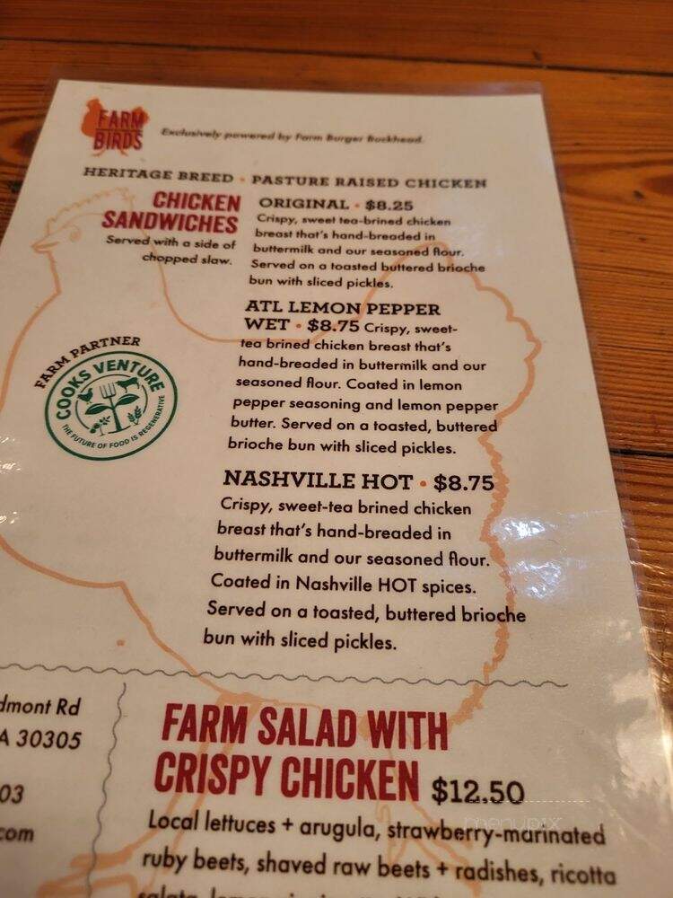 Farm Burger - Buckhead - Atlanta, GA
