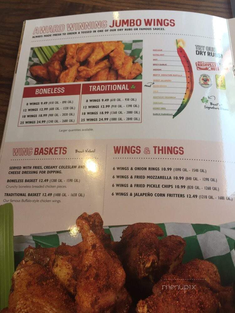 Beef O'Brady's - Meridian, ID menu_pic