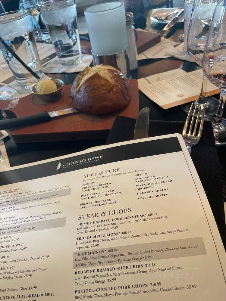 Cooper's Hawk Winery and Restaurant - Wheeling, IL menu_pic
