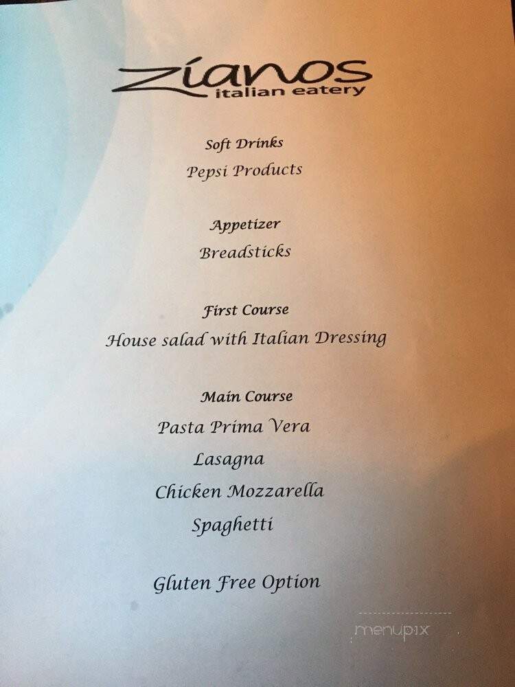 Zianos Italian Eatery - Fort Wayne, IN