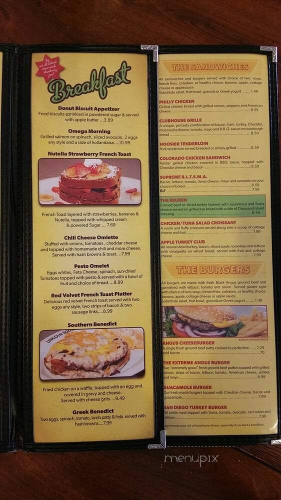Lincoln Square Pancake House - Greenfield, IN menu_pic