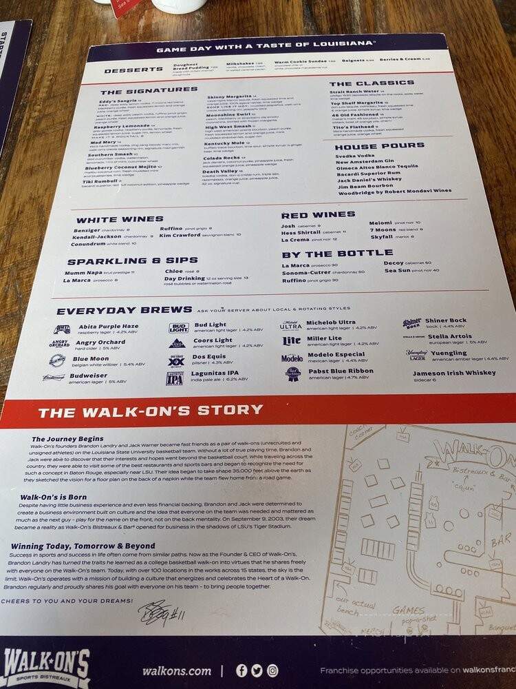 Walk Ons Bistreaux and Bar - New Orleans, LA