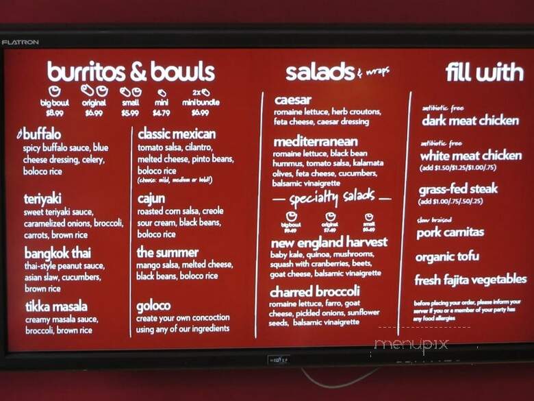 Boloco Inspired Burritos - Boston, MA