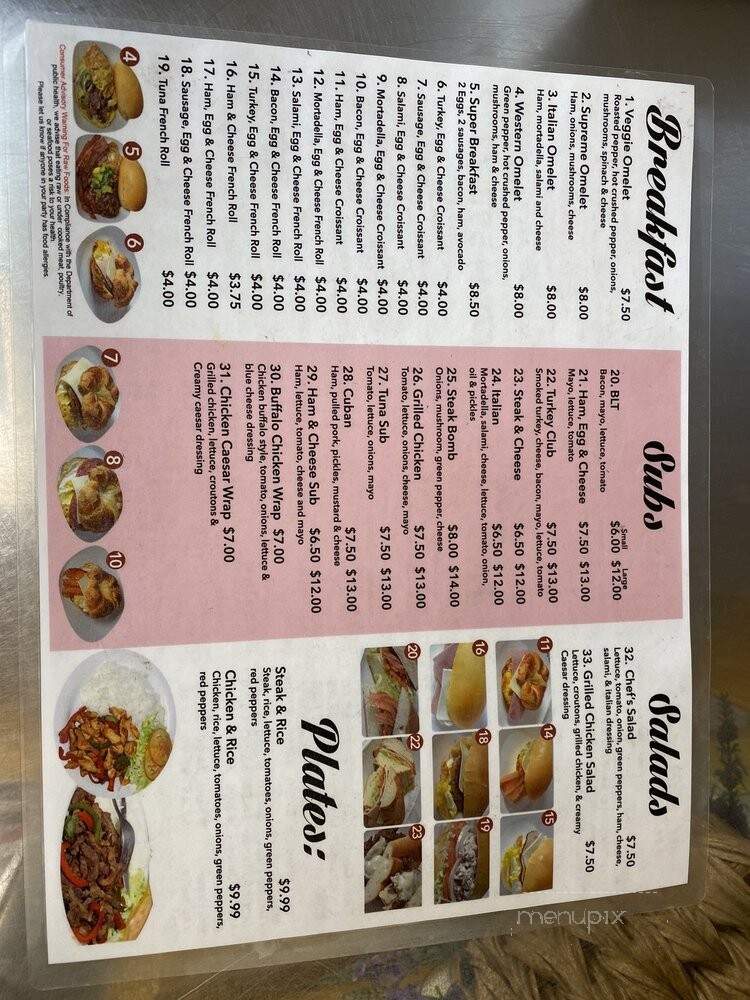 Bread Dreams - Lynn, MA menu_pic