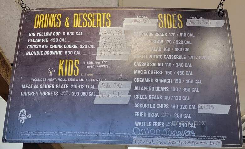 Dickey's Barbecue Pit - Flowood, MS menu_pic