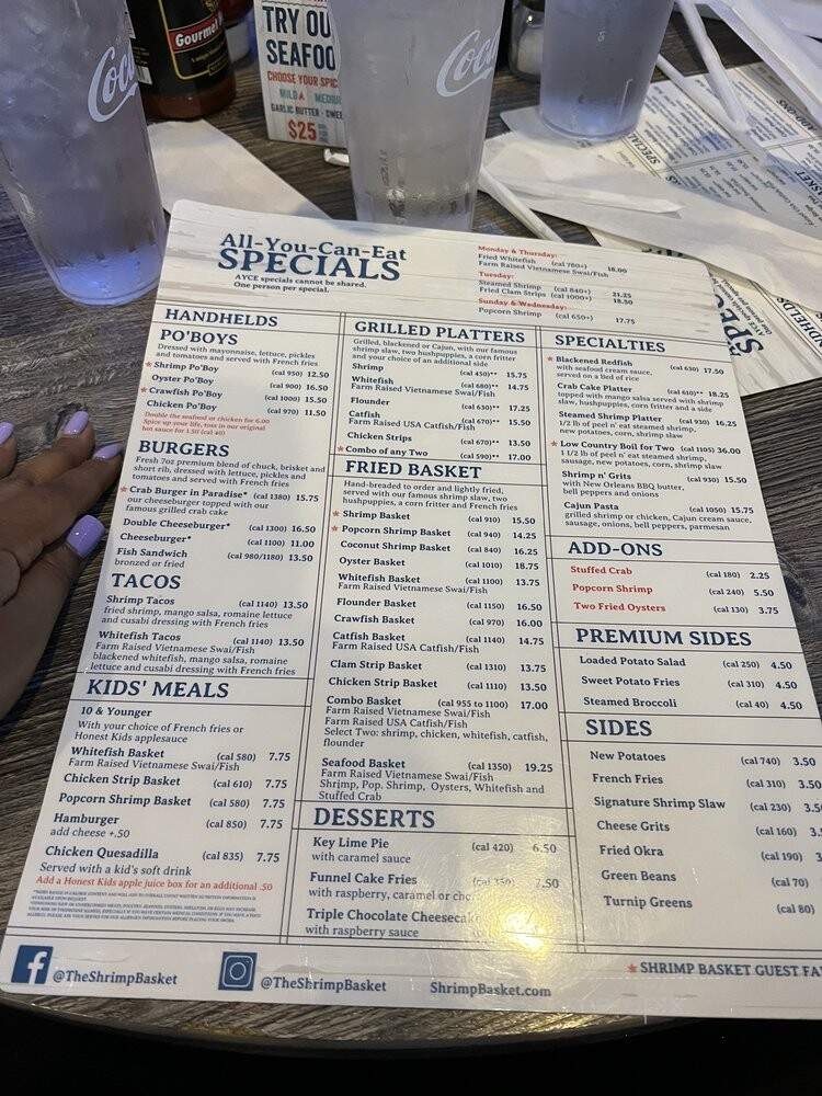 Shrimp Basket - Gulfport, MS menu_pic