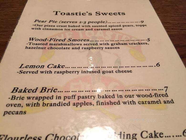 The Toasted Frog - Bismarck, ND menu_pic