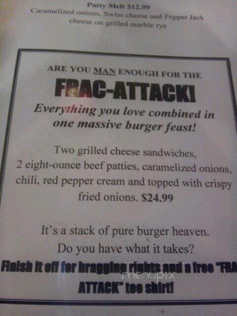 Big Willys Saloon Grill - Williston, ND menu_pic