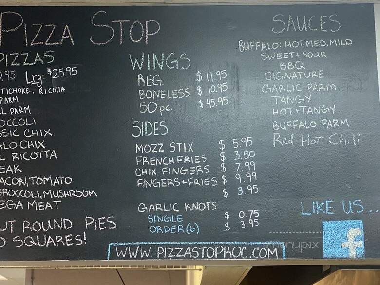 Pizzeria5 - Rochester, NY menu_pic