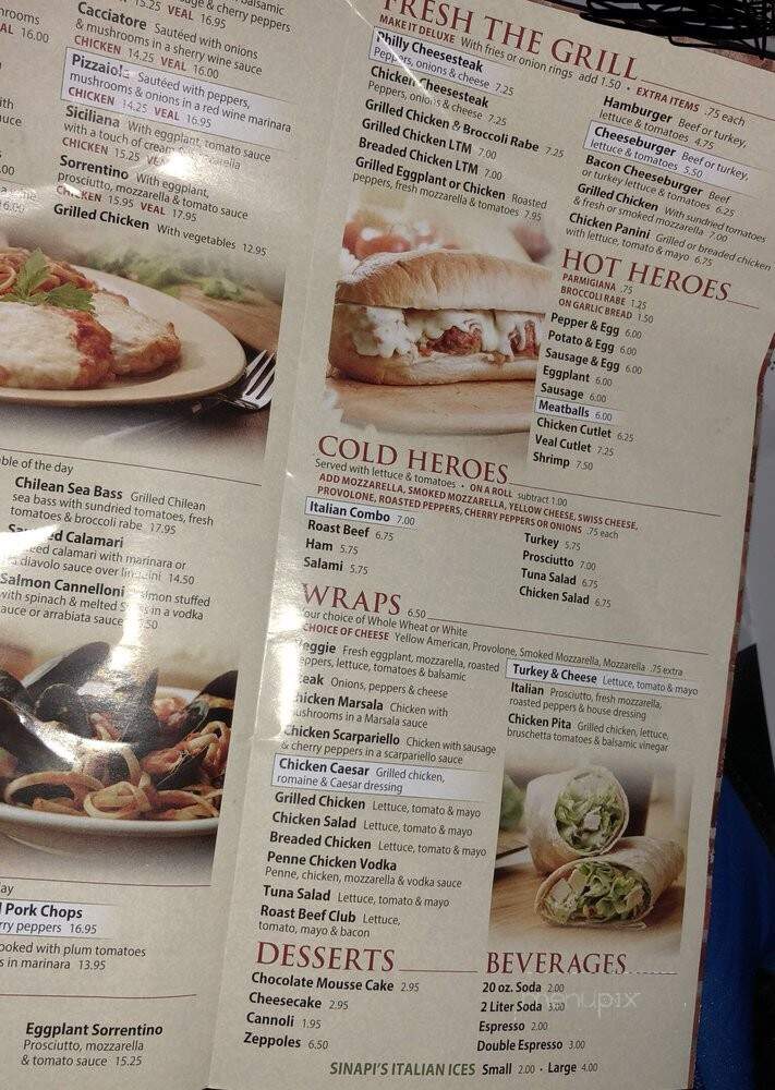 Sinapis Pizza Rustica - Bedford Hills, NY menu_pic