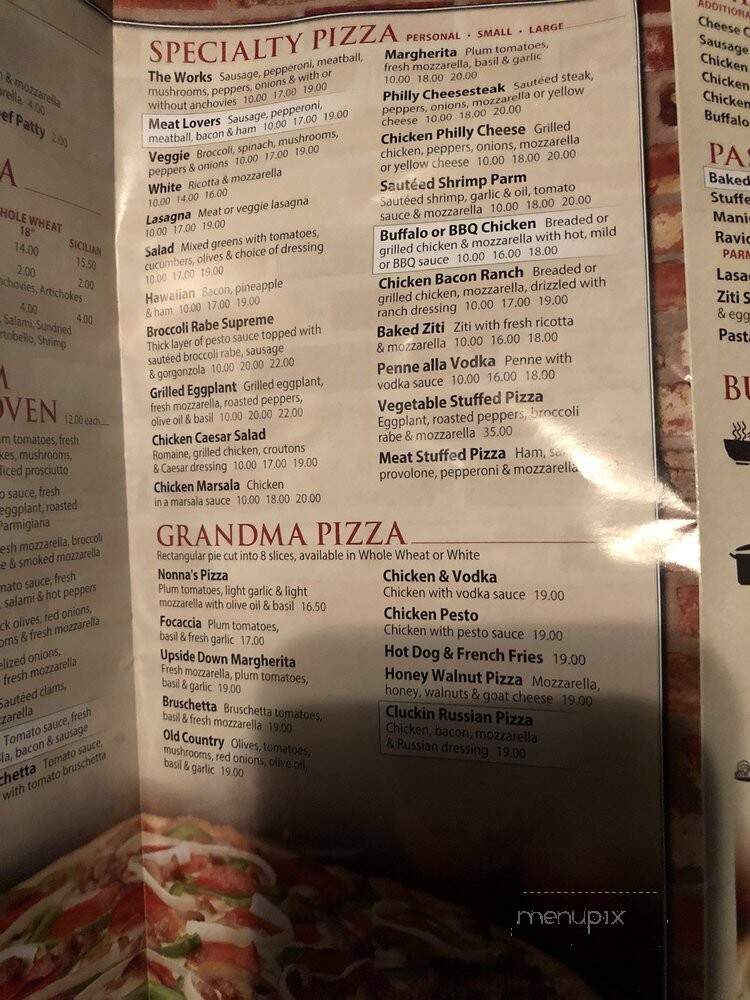 Sinapis Pizza Rustica - Bedford Hills, NY menu_pic