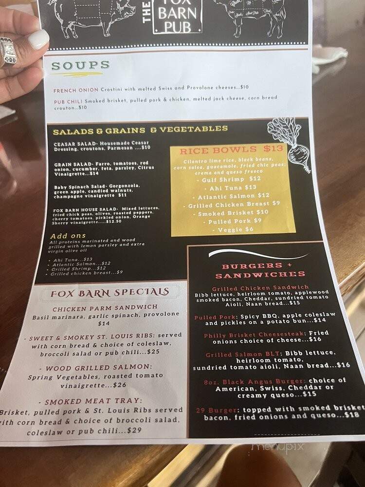 Twenty9 - Malvern, PA menu_pic