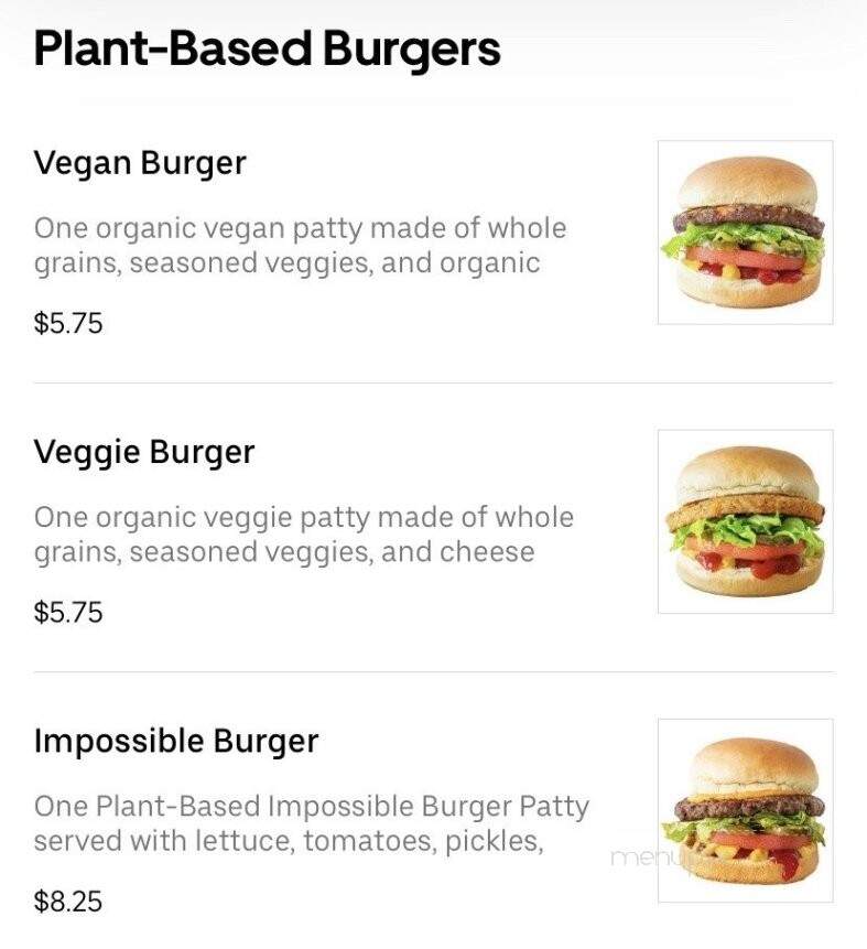 Elevation Burger - Willow Grove, PA menu_pic